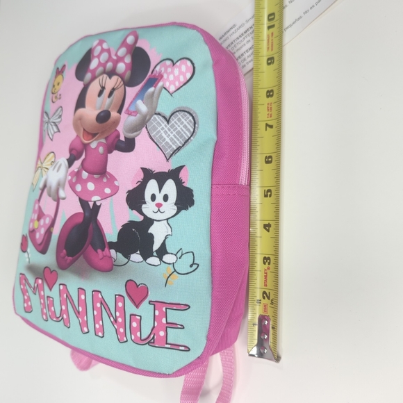 Disney Minnie Mouse Travel Blanket 40" x 50" With Mini Mouse Back Pack - Picture 8 of 11
